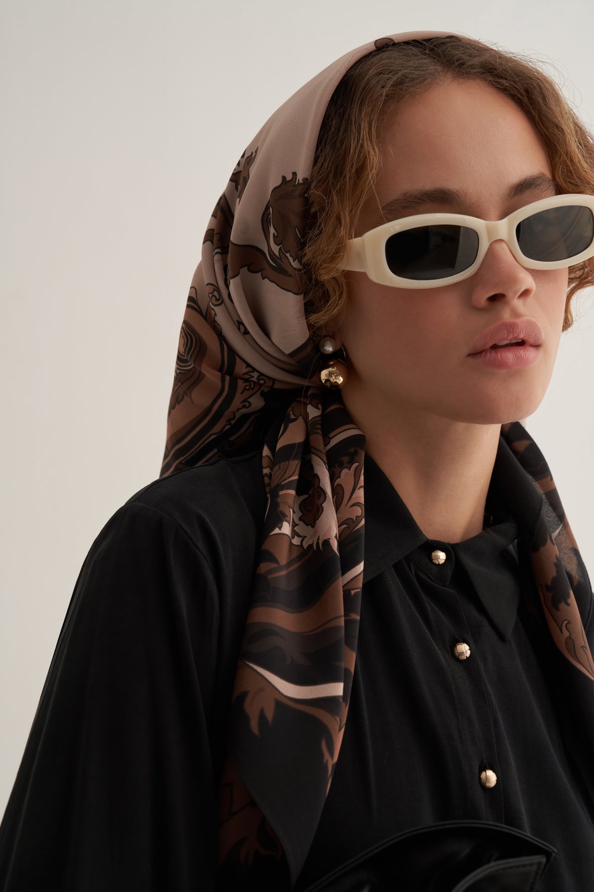 Brown Grace Scarf