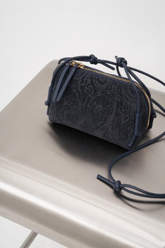 Denim Color Pattern Tiny Bag