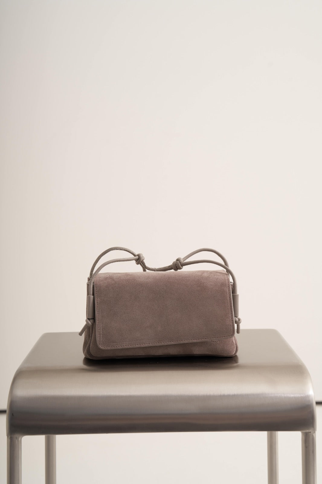 Gray Suede Bag