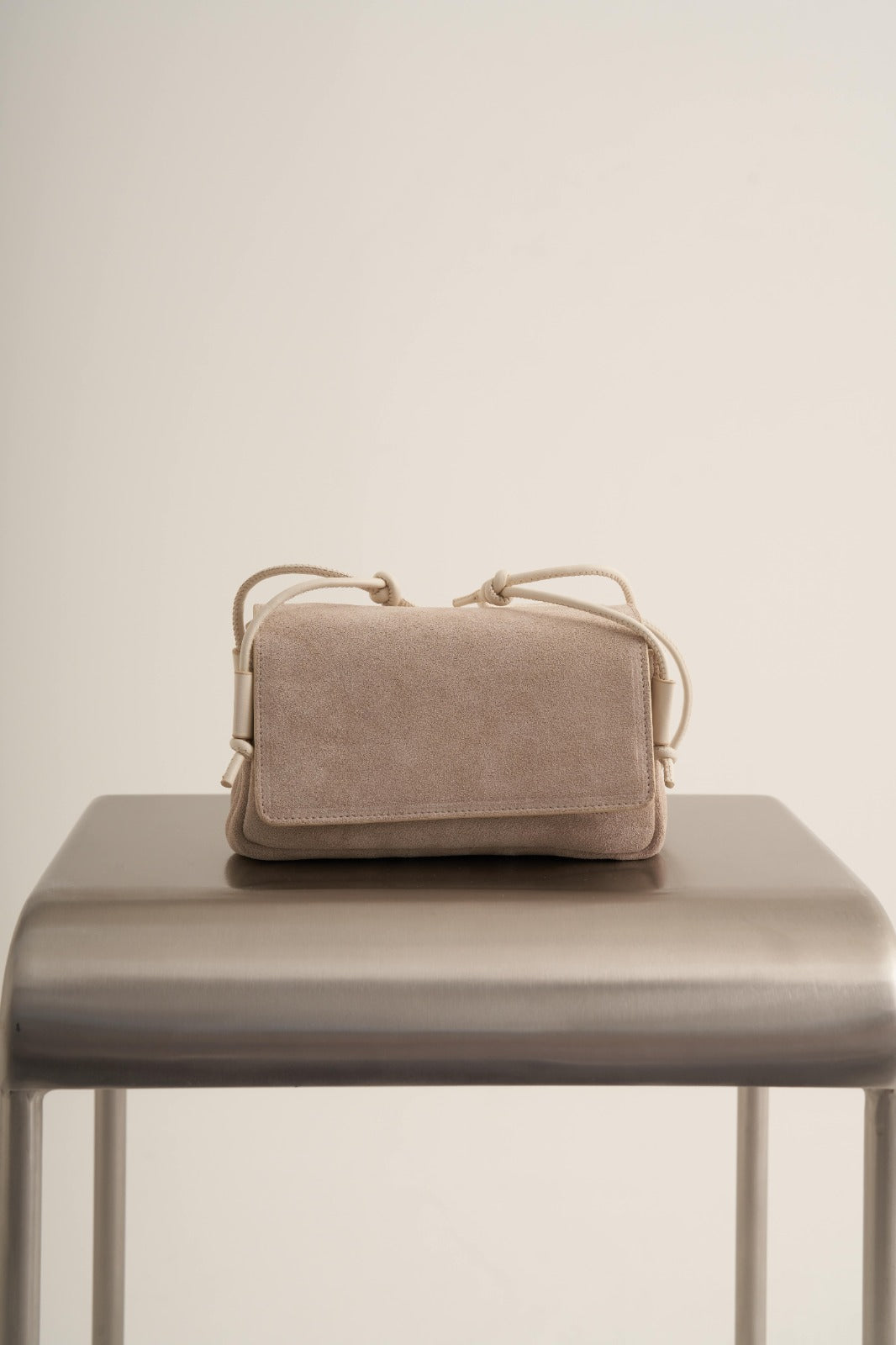 Cream Suede Bag