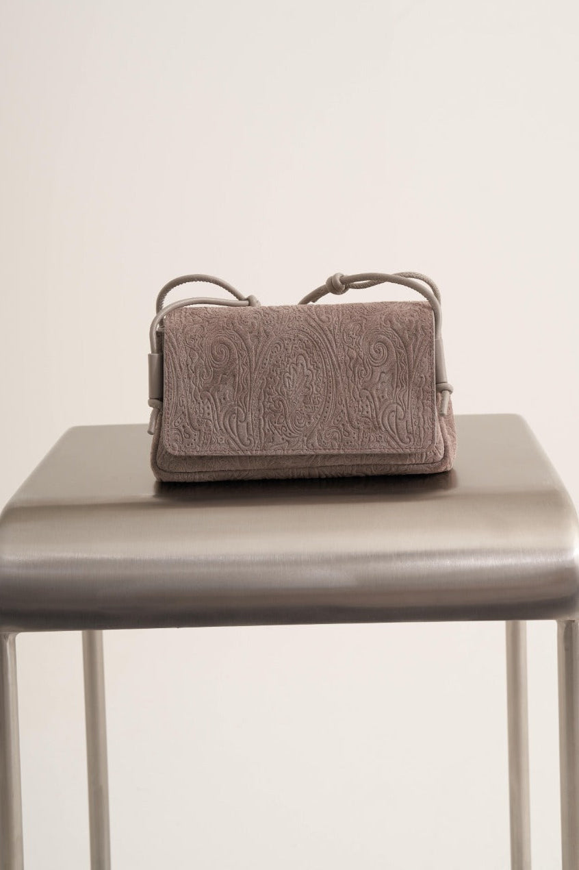 Gray Paisley Bag