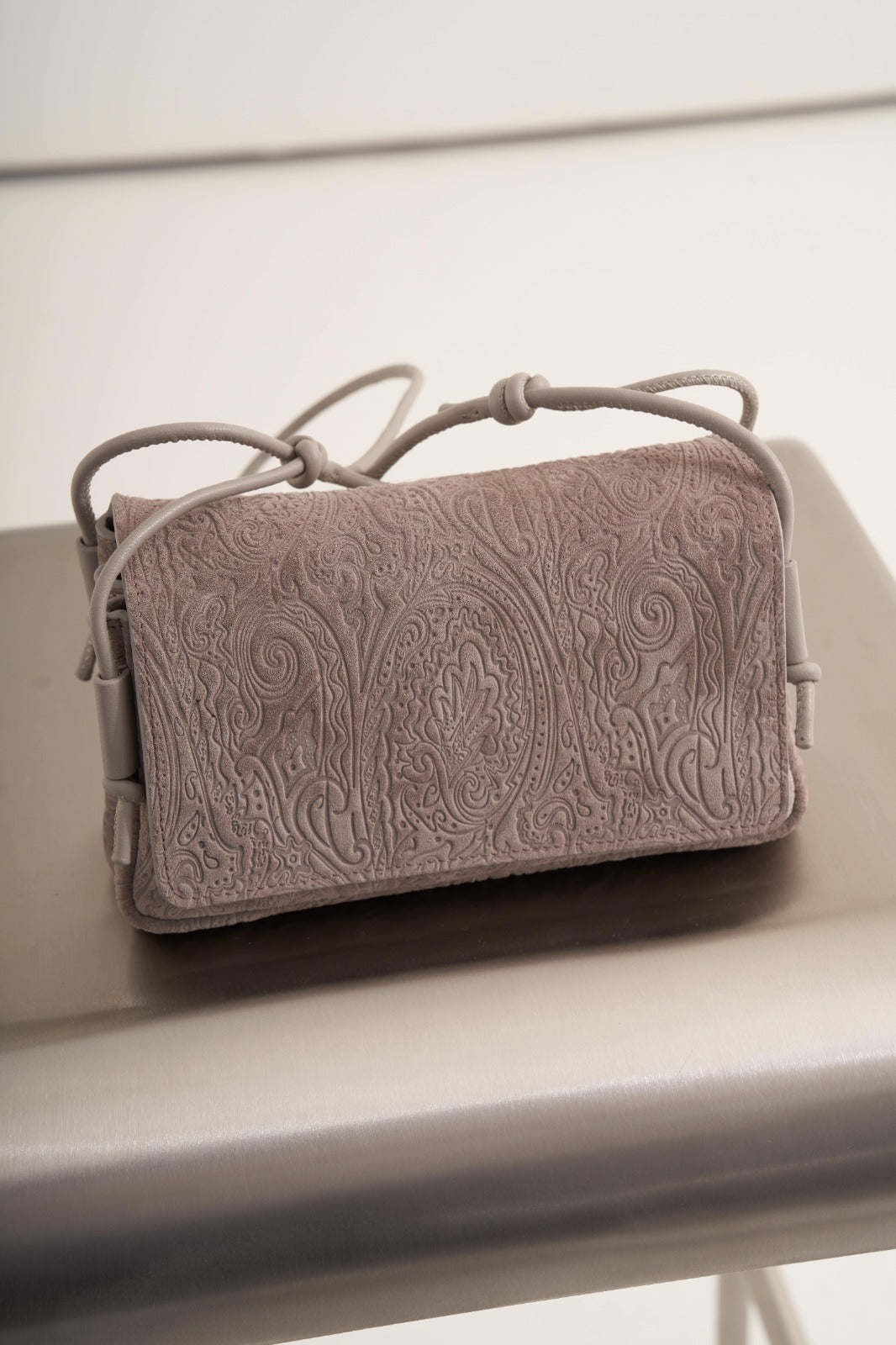 Gray Paisley Bag