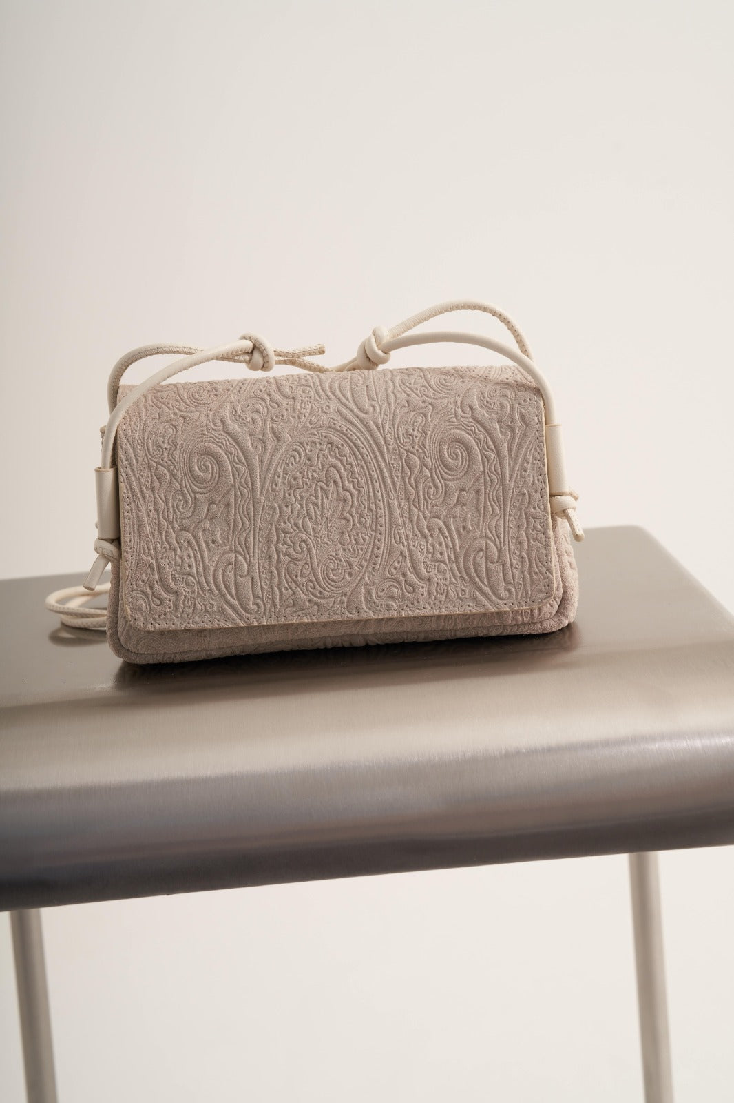 Cream Paisley Bag