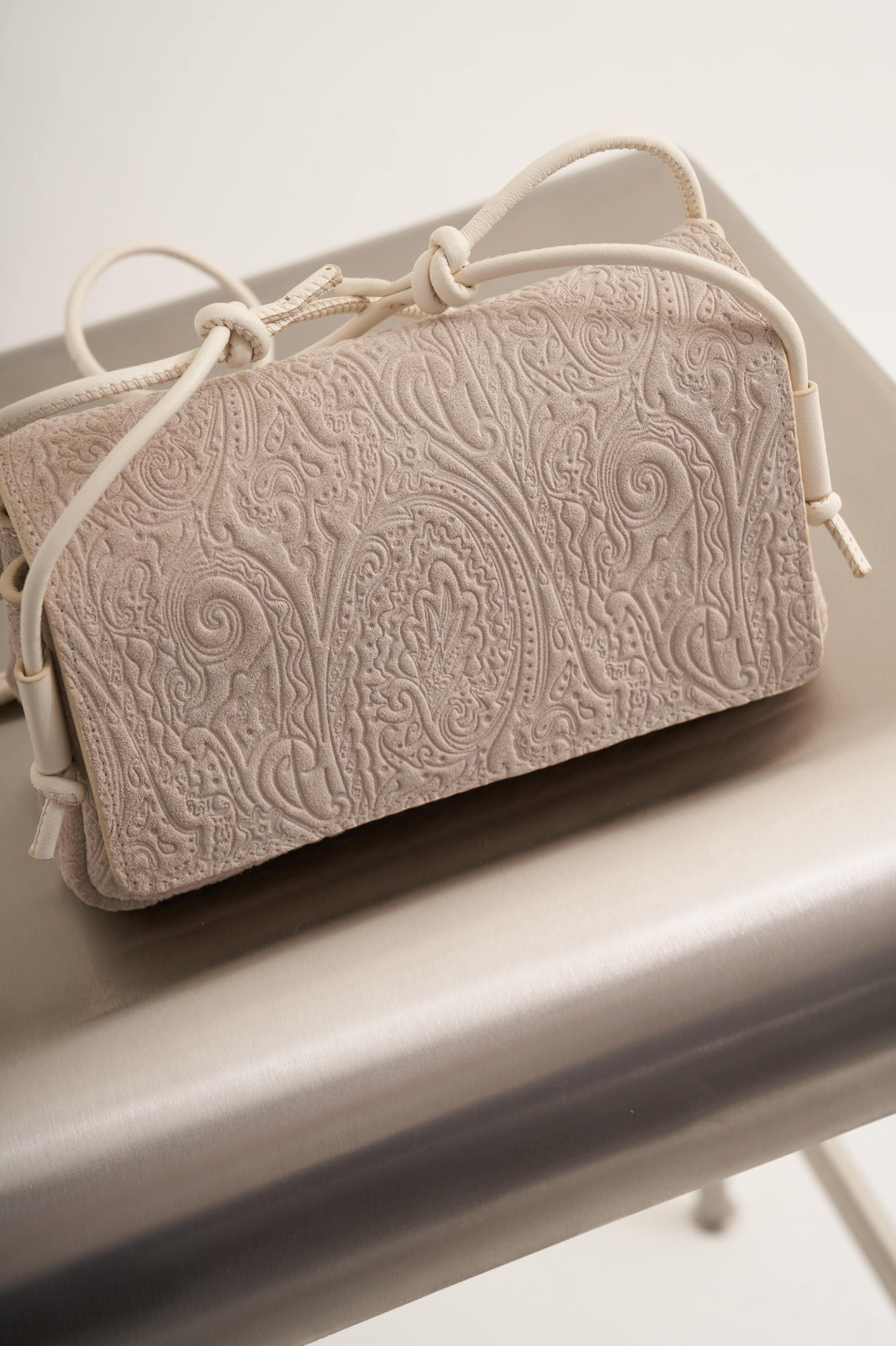 Cream Paisley Bag