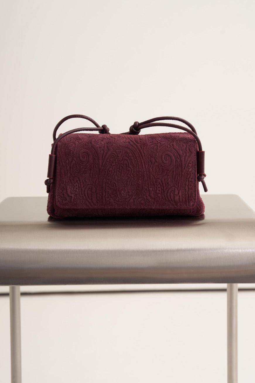 Bordeaux Paisley Bag