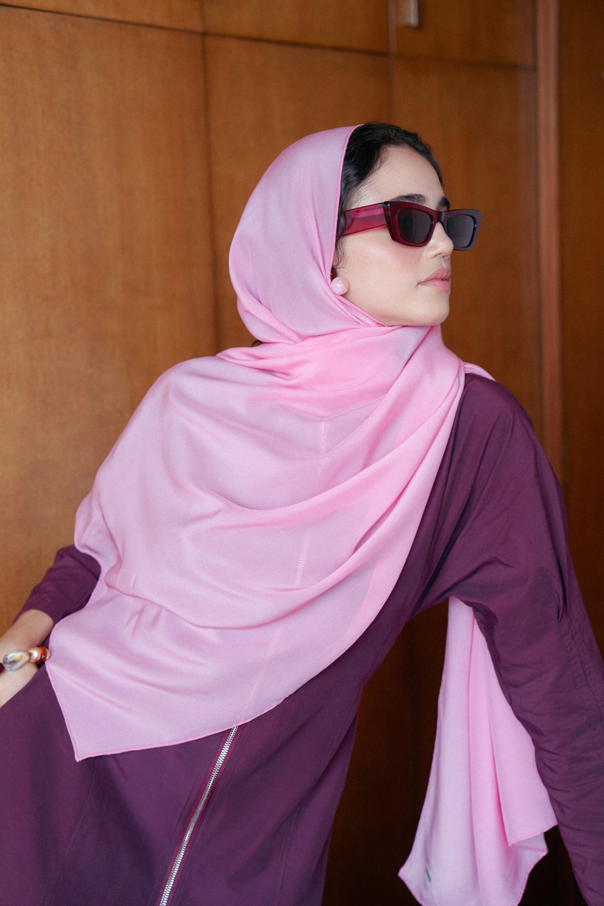Candy Pink Silk