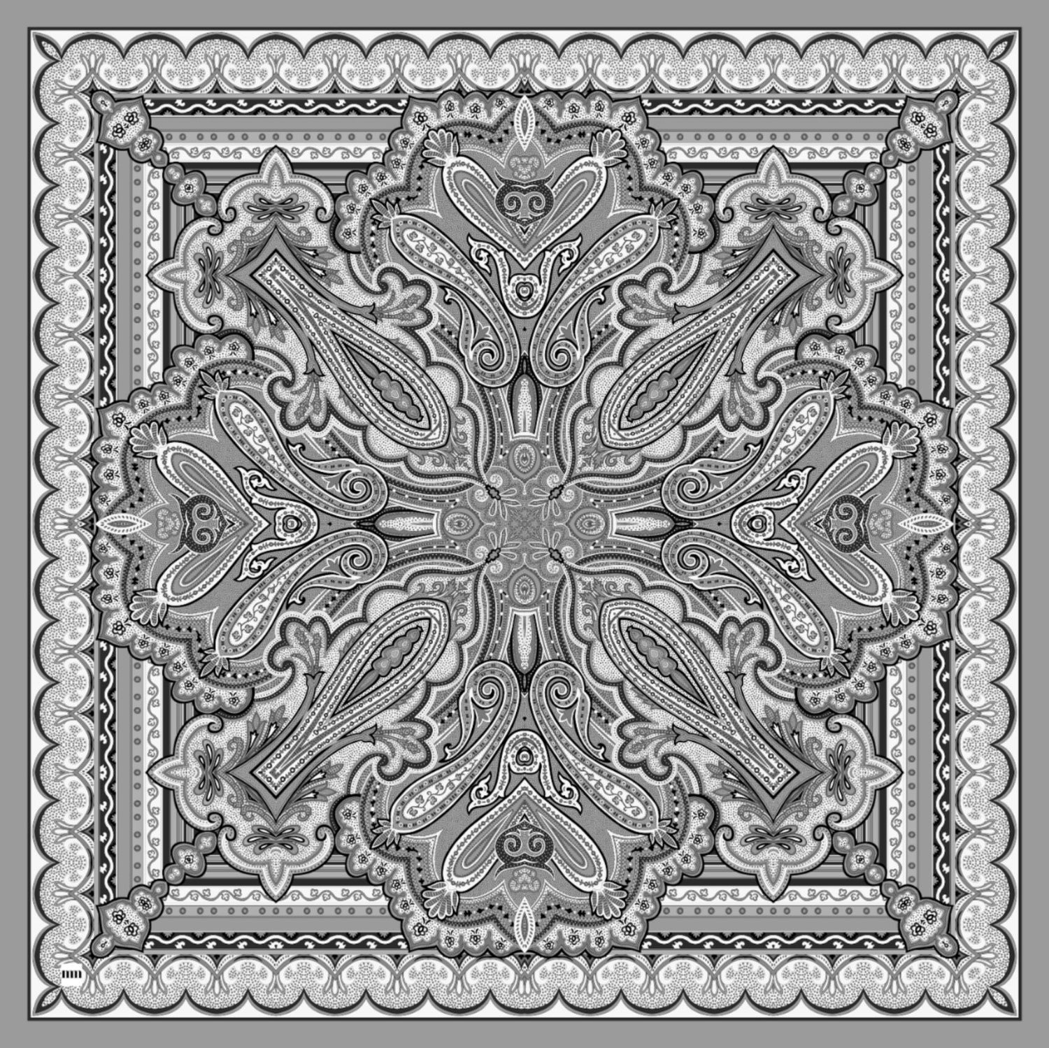 Gray Vita Scarf