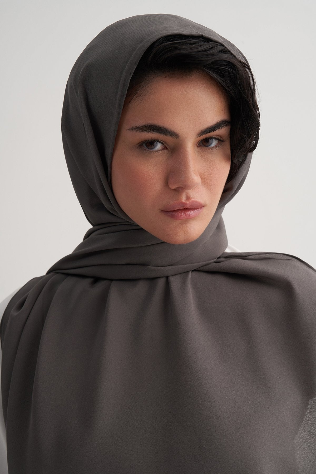Dark Gray Silk
