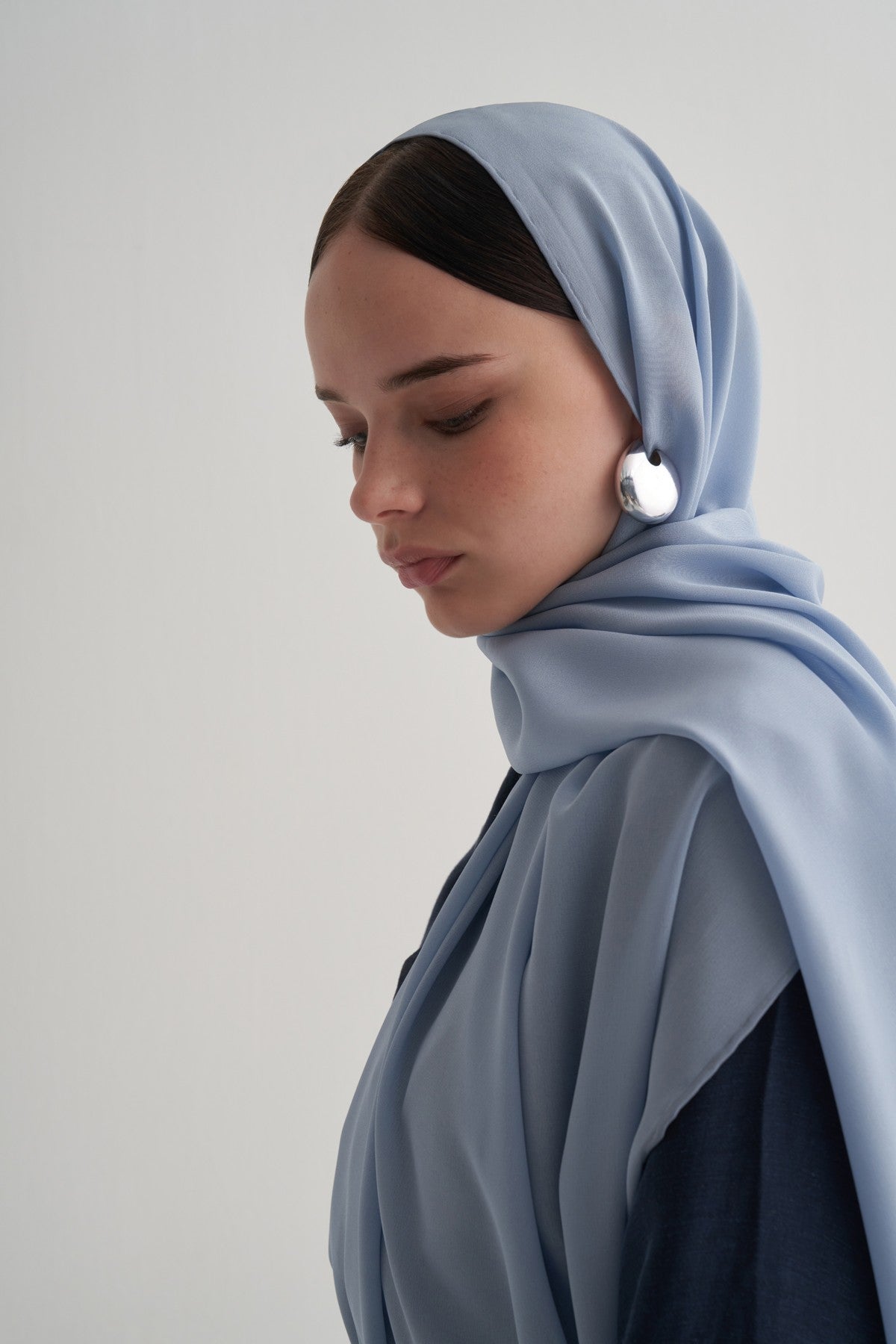 Sky Blue Silk