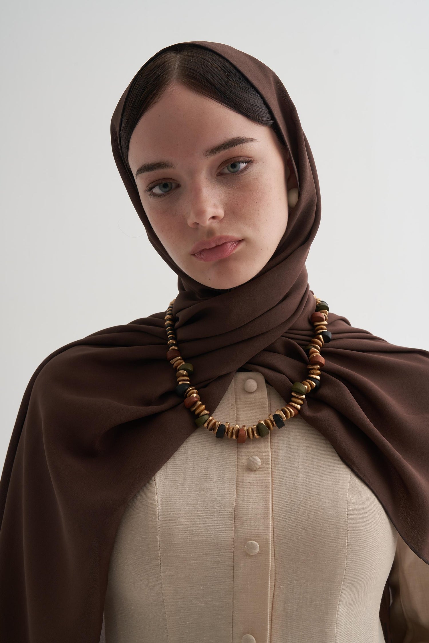 Brown Silk