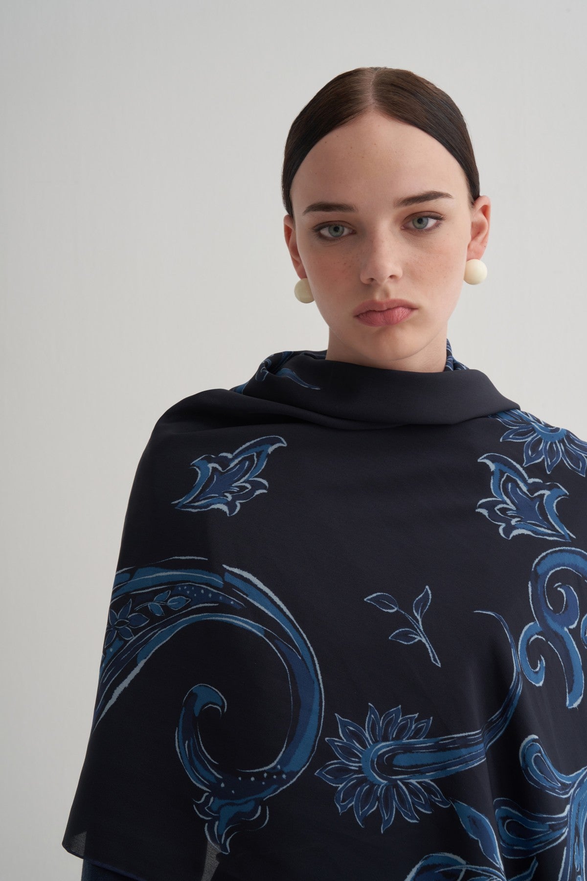 Navy Blue Bloom