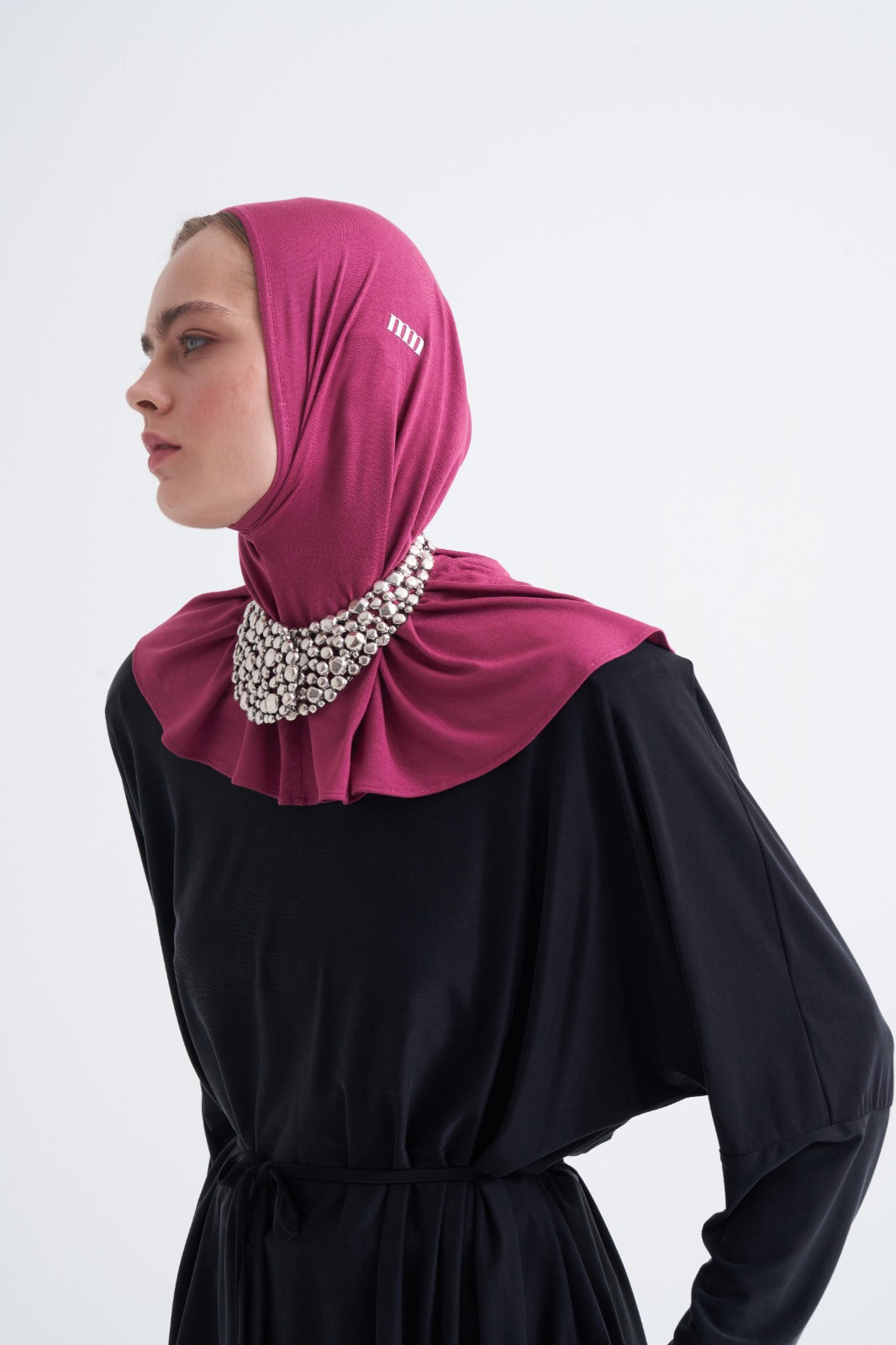 Modal Likra Pembe Bone