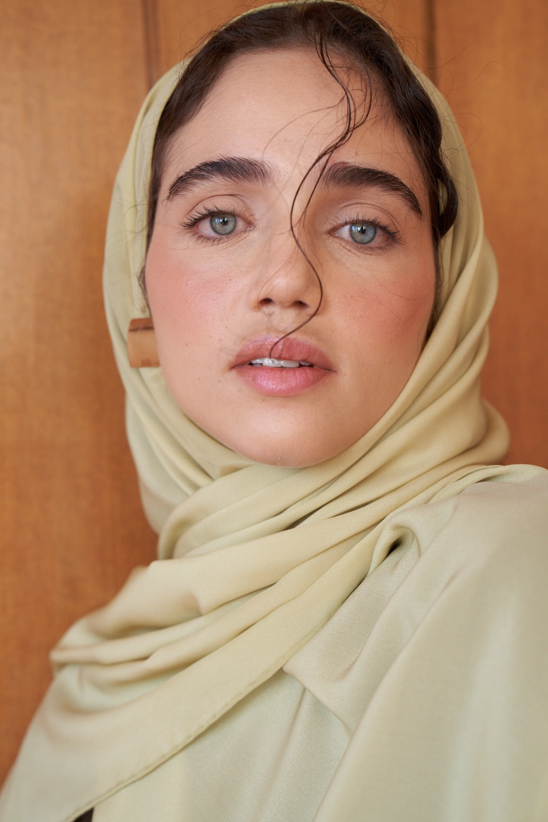 Olive Green Silk
