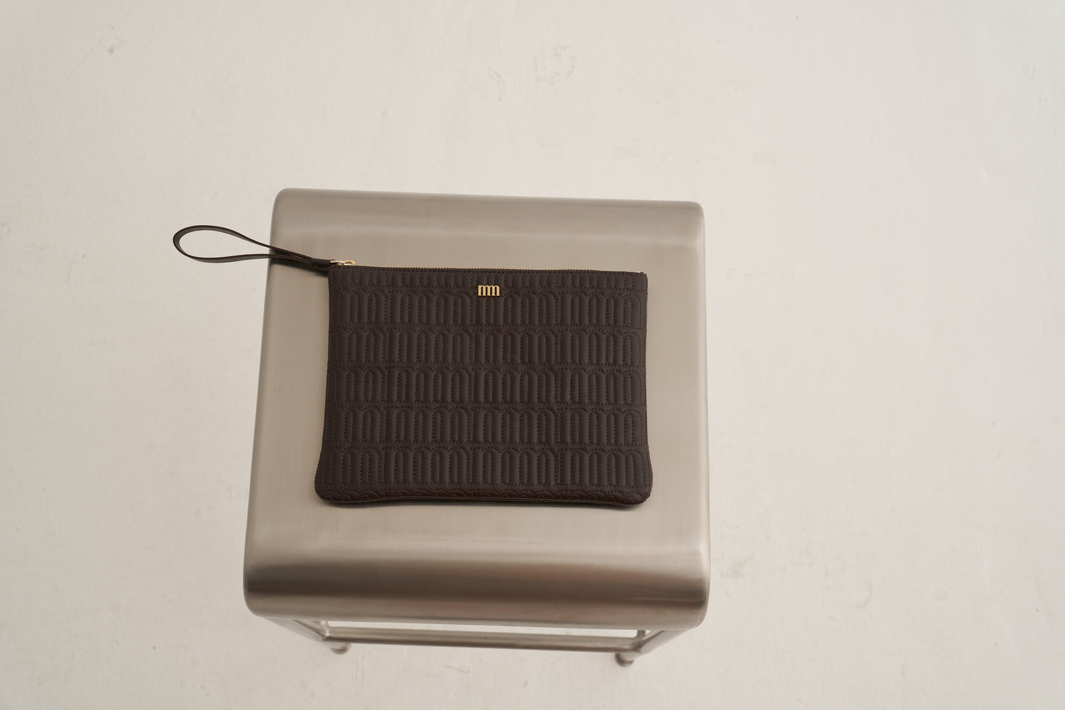 Moreno Brown Clutch Bag