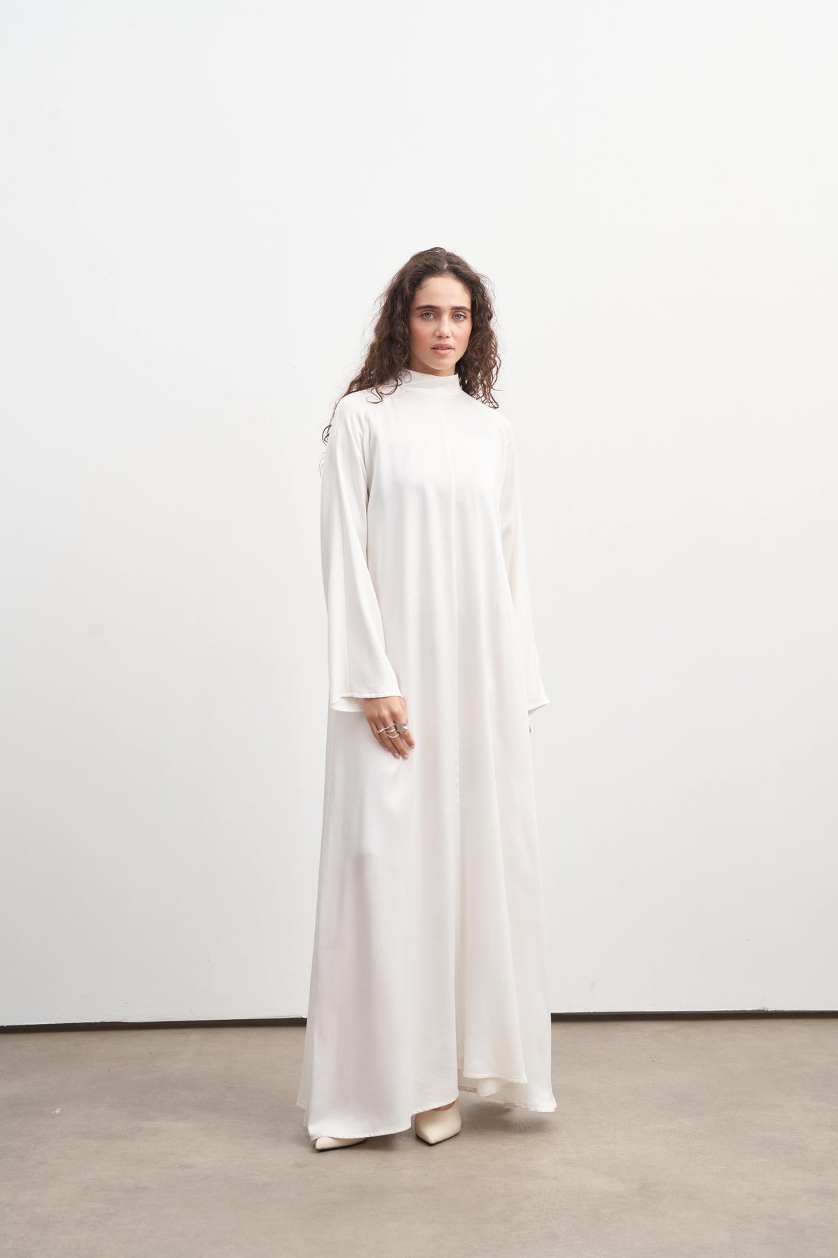 Ekru Dream Maxi Elbise