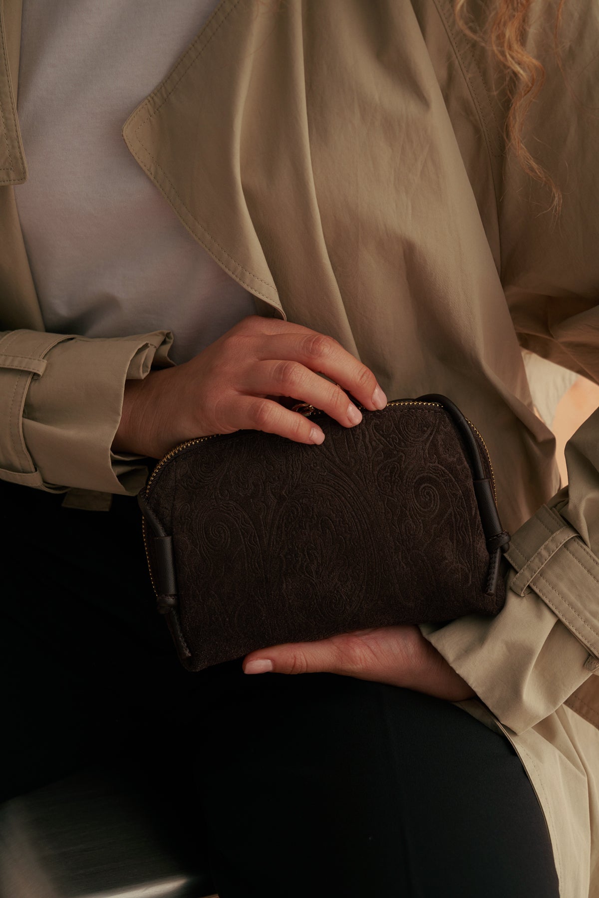 Brown Pattern Tiny Bag