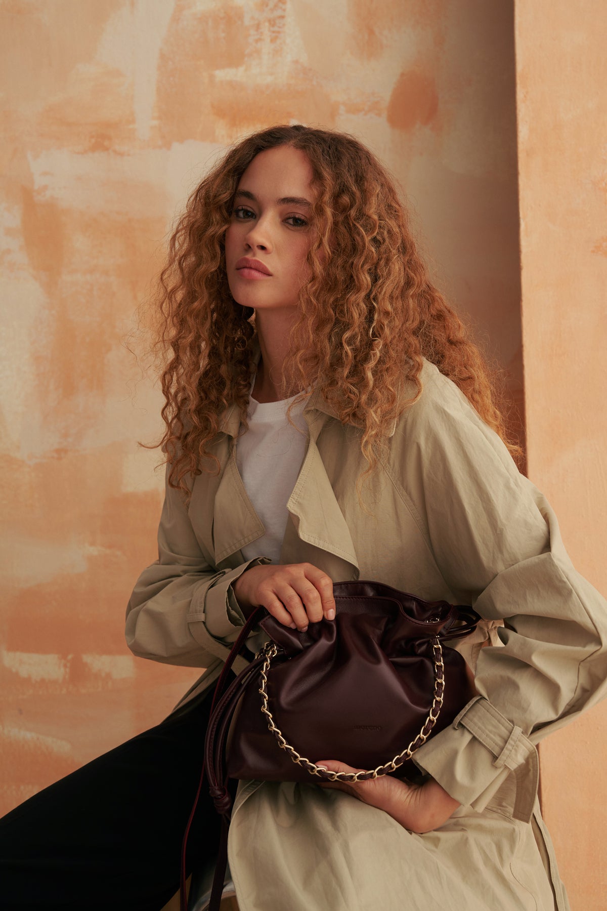 Bordeaux Pouch Bag