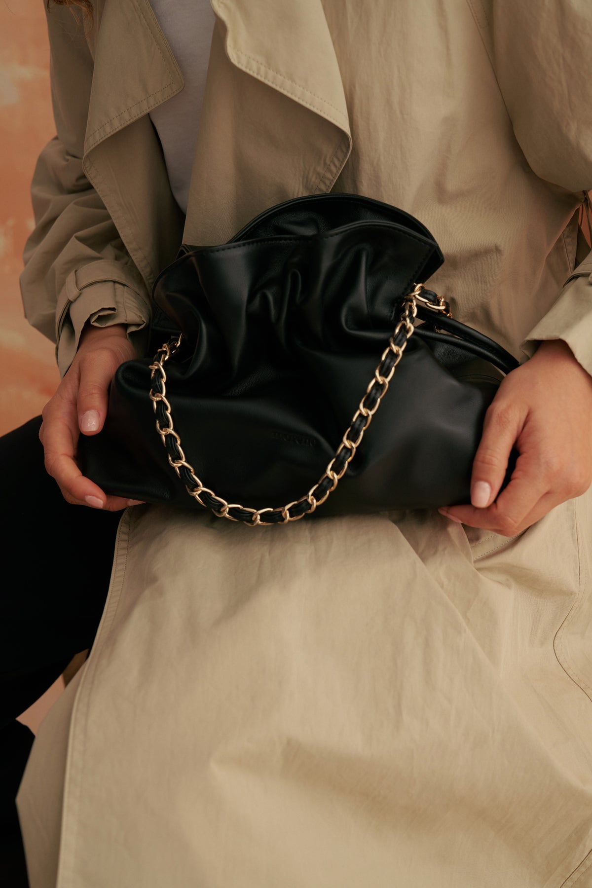 Black Pouch Bag