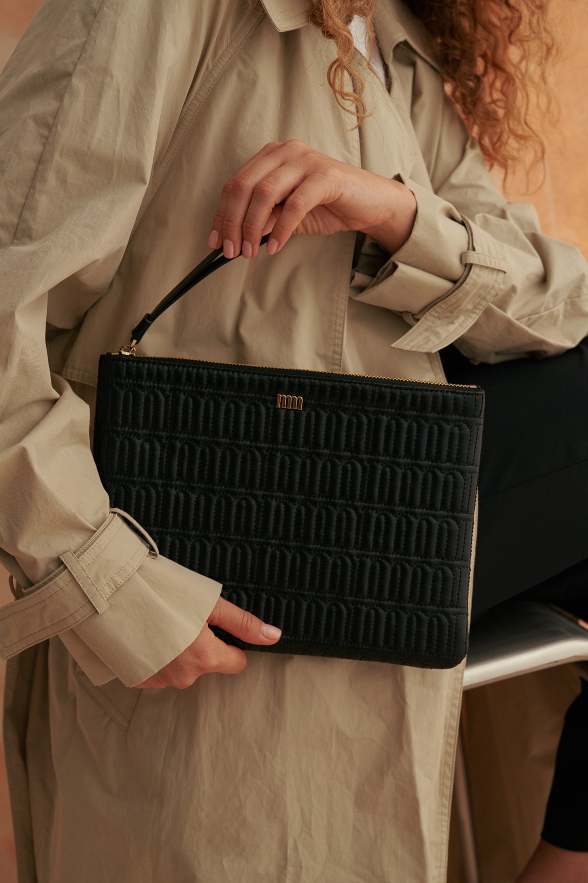 Moreno Black Clutch Bag
