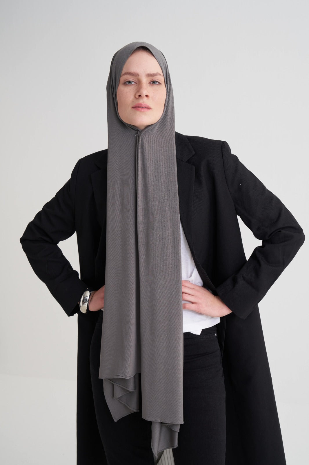 Füme Modal Likra Şal