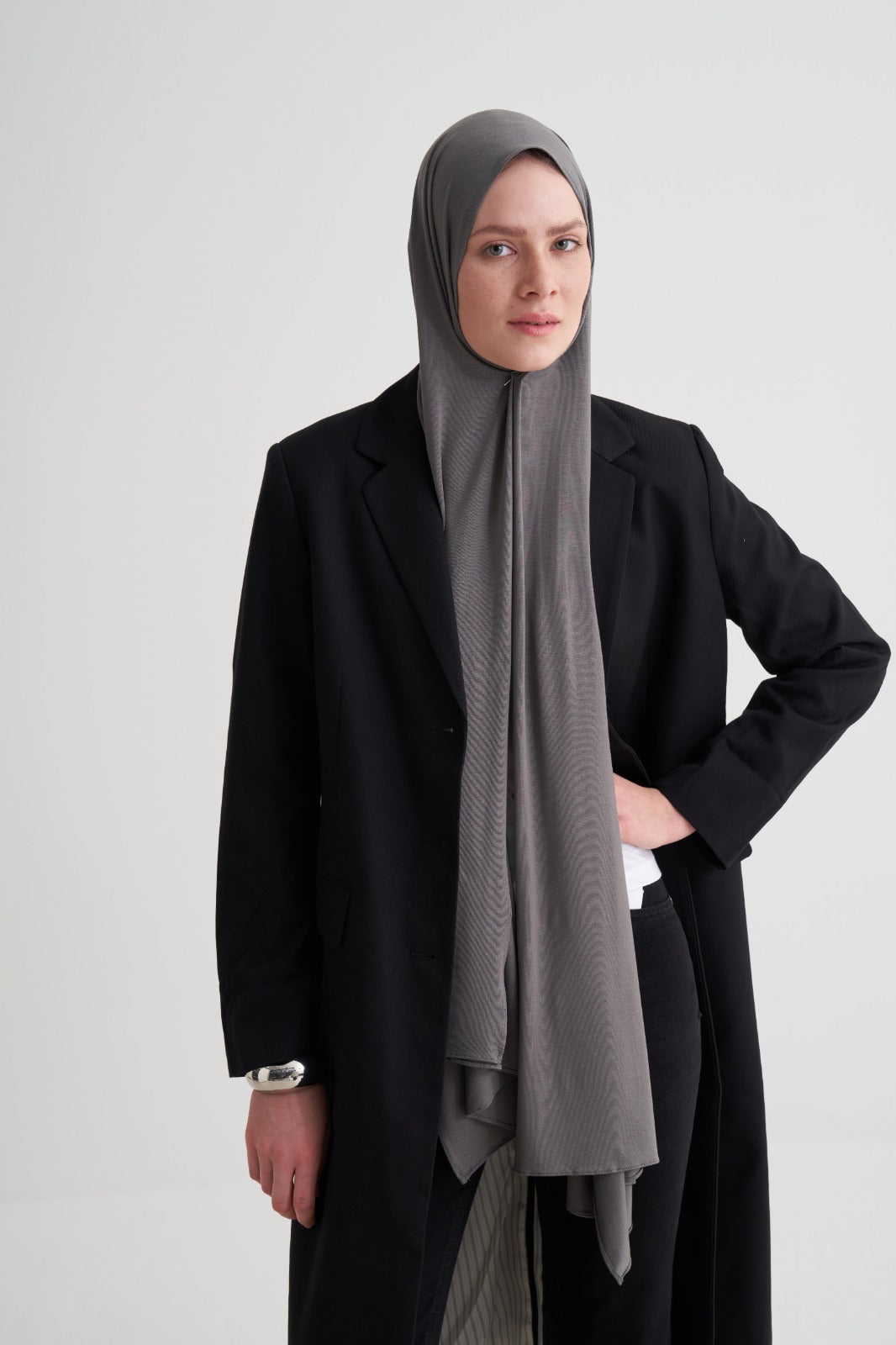 Füme Modal Likra Şal